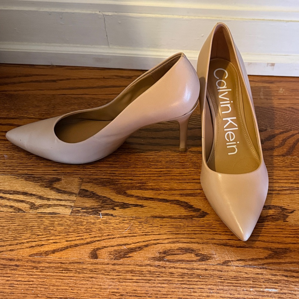 Calvin Klein Women's Beige Heels